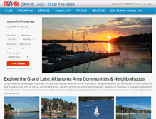 Tablet Screenshot of grandlake.remax-oklahoma.com